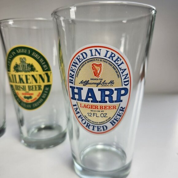 Luminarc Beer Glasses Irish Pub Collection Pub 16 oz. Each Set of 4 Barware - Picture 7 of 15